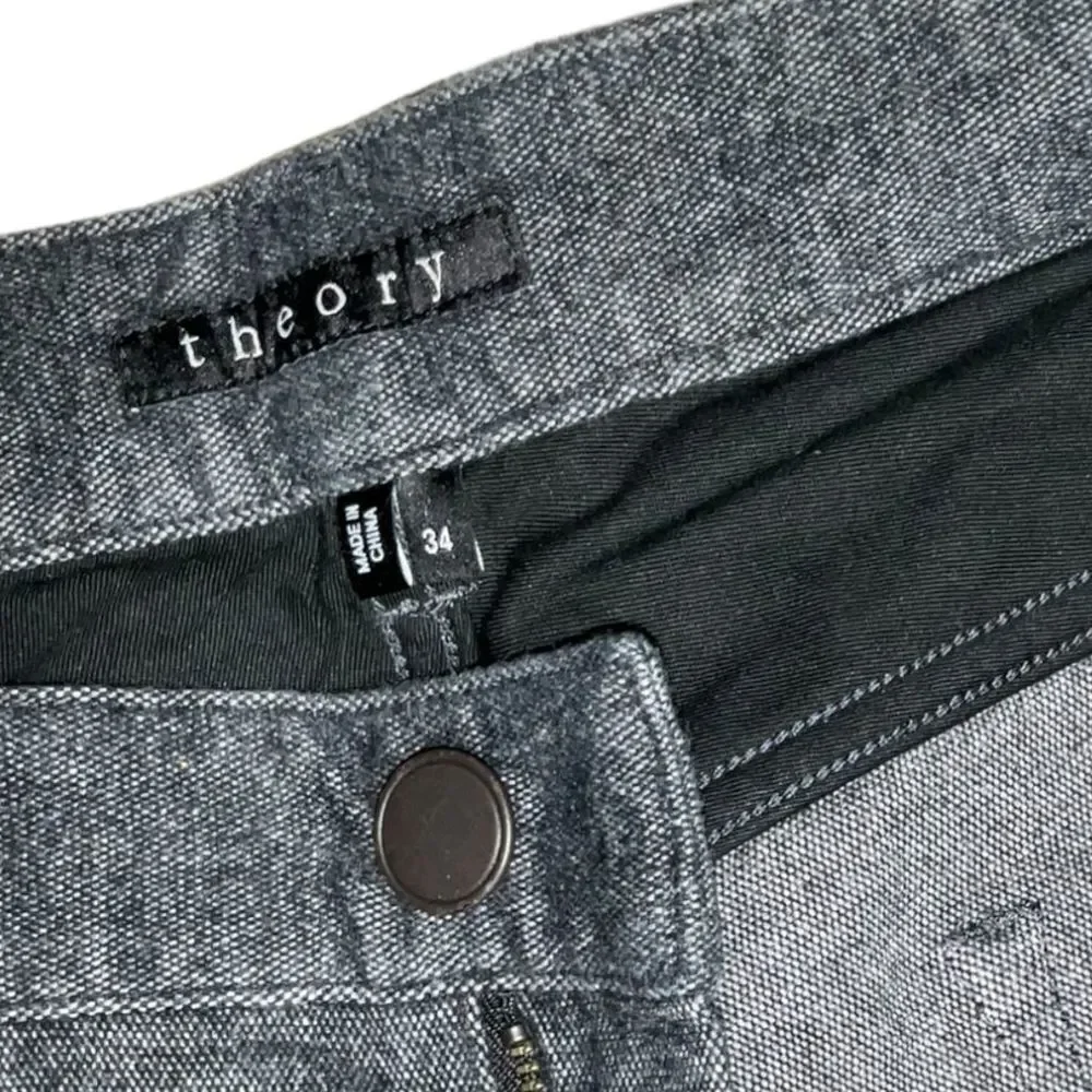 ⚡THEORY Hayden Slim Jeans 👖 Gray | Size 34‎ | Modern Fit Perfection
